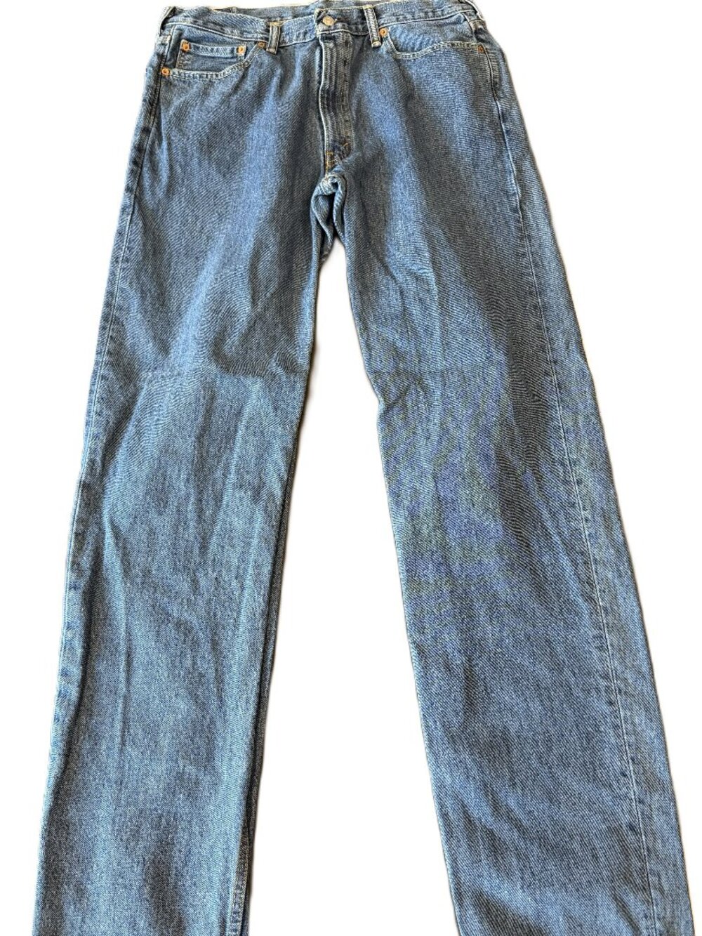 Levi's Men's 550 Relaxed Fit Medium Wash Jeans W36 L38 36x38 Long